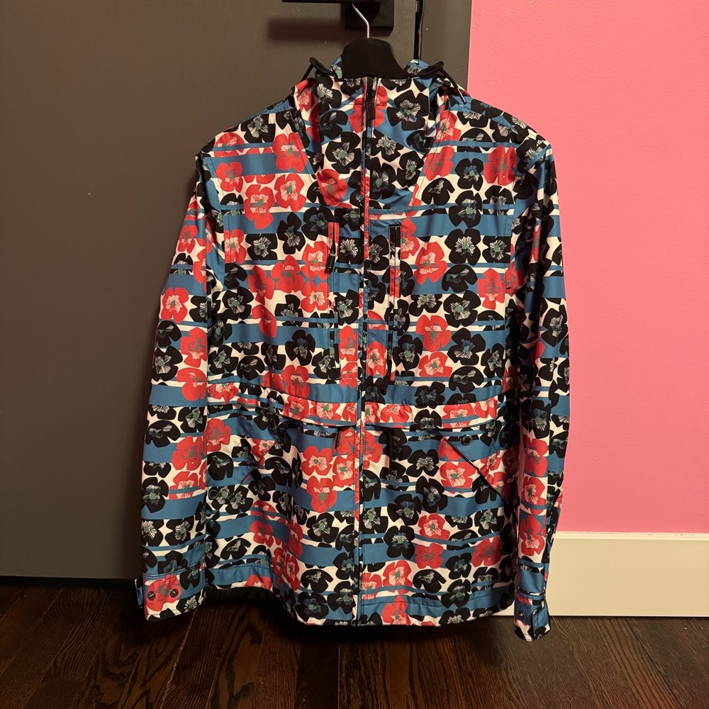 Floral Patteren hunter rail coat